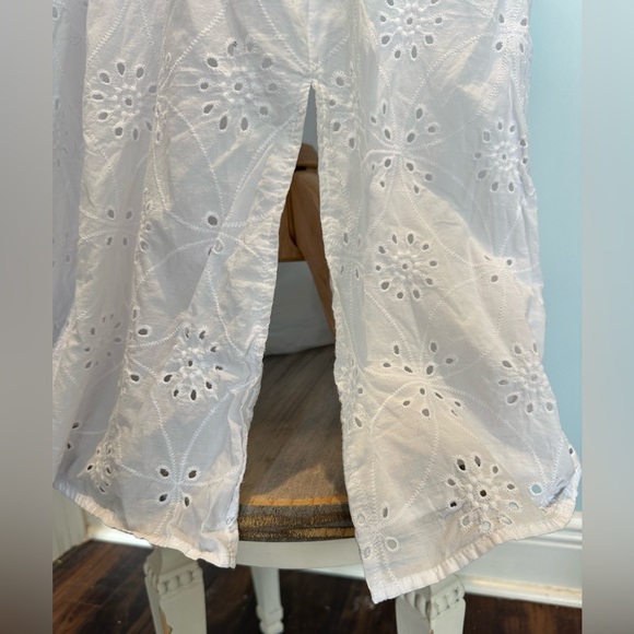 Eloquii White Eyelet Maxi Dress - Picture 6 of 16